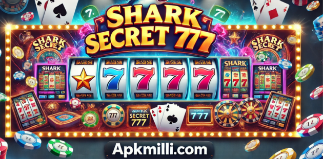 Shark Secret 777 banner with Apkmilli.com