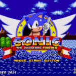 Sonic running through Green Hill Zone in Sonic 1 Forever