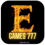 Promotional graphic for Egames 777 APK.