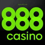 888 Casino APK logo with casino-themed graphics